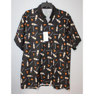 NEW Titos Vodka Austin Texas Performance Stretch Button Shirt MEDIUM FSP HTT NWT